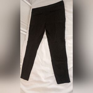 LOFT Ann Taylor Lot of 2 Women's Skinny Dress Leggings Charcoal Grey & Blue 12